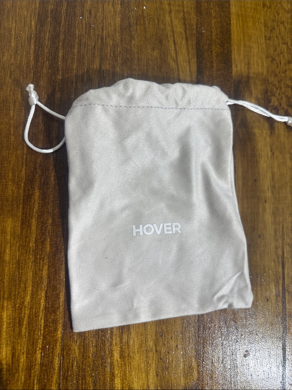 Mini Drawstring Pouch in Light Beige